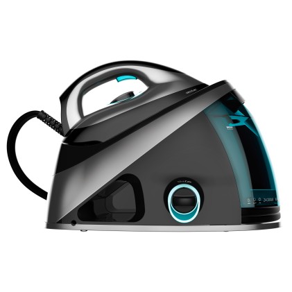 Stazione da stiro a vapore Cecotec Fast and Furious 8040 Absolute - Pressione 6 bar - 2400 W - Vapore continuo 145 g/min - Vapore rapido 480 g/min - Filtro anticalcare - Temperatura regolabile - Nero e grigio