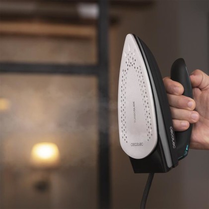 Cecotec Fast&Furious 4000 Travel Ferro a vapore Piastra in Ceramica 1200 W Nero, Turchese