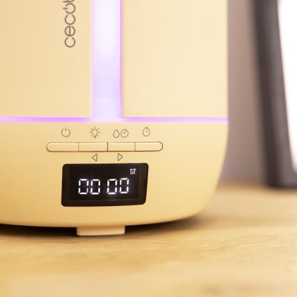 Cecotec PureAroma 550 Connected SunLight Aroma Diffusore 500ml Bluetooth - Display LED - Altoparlante - Timer 12h - 3 modalit&agrave; operative - Copertura 30m2