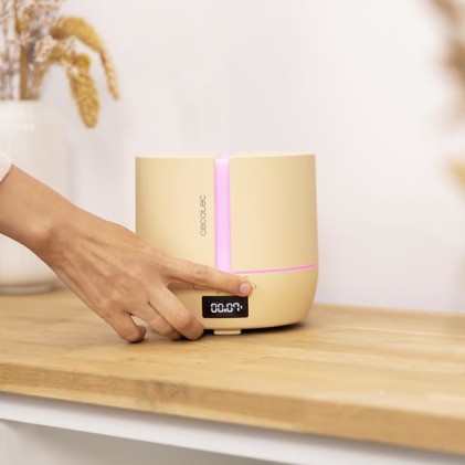 Cecotec PureAroma 550 Connected SunLight Aroma Diffusore 500ml Bluetooth - Display LED - Altoparlante - Timer 12h - 3 modalit&agrave; operative - Copertura 30m2