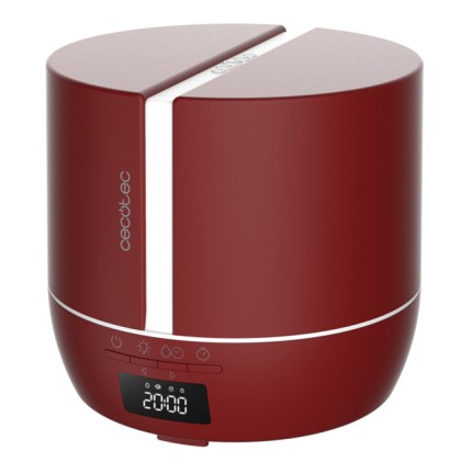 Cecotec PureAroma 550 Connected Garnet Aroma Diffuser 500ml Bluetooth - Display LED - Altoparlante - Timer 12h - 3 modalit&agrave; operative - Copertura 30m2