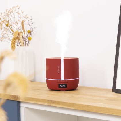 Cecotec PureAroma 550 Connected Garnet Aroma Diffuser 500ml Bluetooth - Display LED - Altoparlante - Timer 12h - 3 modalit&agrave; operative - Copertura 30m2