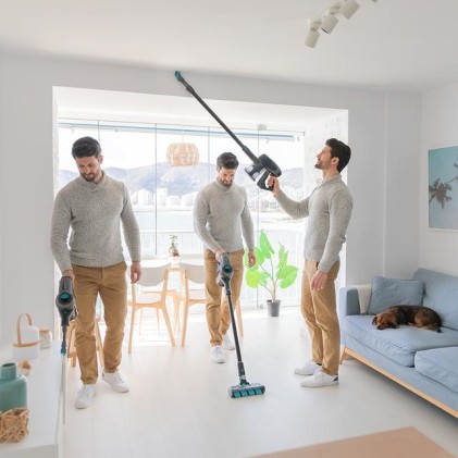 Cecotec Conga RockStar 1300 X-Treme Senza sacchetto 0,6 L 430 W Nero, Blu