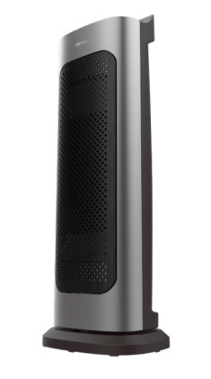 Cecotec 05824 stufetta elettrica Interno Nero, Acciaio inox 2000 W Riscaldatore ambiente elettrico con ventilatore