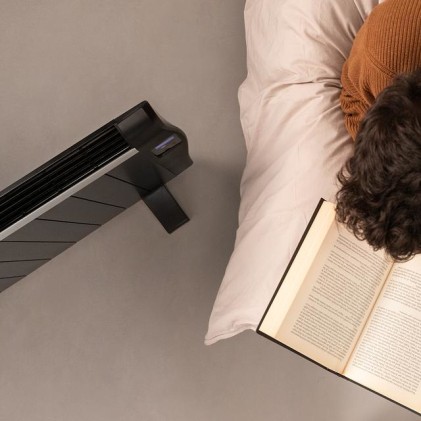 Cecotec Ready Warm 1200 Thermal Black Radiatore Elettrico a Basso Consumo 900W - 6 Elementi - Montaggio a Parete o Pavimento - Display LED - 3 Modalit&agrave; - Timer - Telecomando