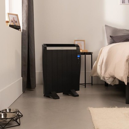 Cecotec Ready Warm 1200 Thermal Black Radiatore Elettrico a Basso Consumo 900W - 6 Elementi - Montaggio a Parete o Pavimento - Display LED - 3 Modalit&agrave; - Timer - Telecomando