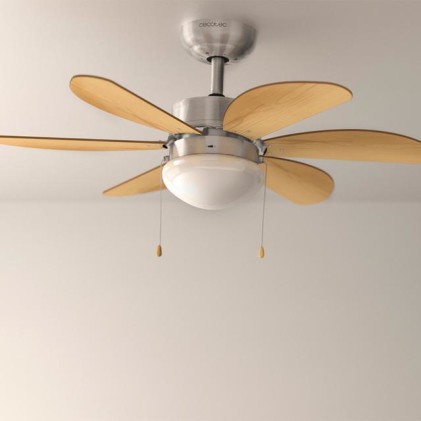 Cecotec 05938 ventilatore Bianco, Legno
