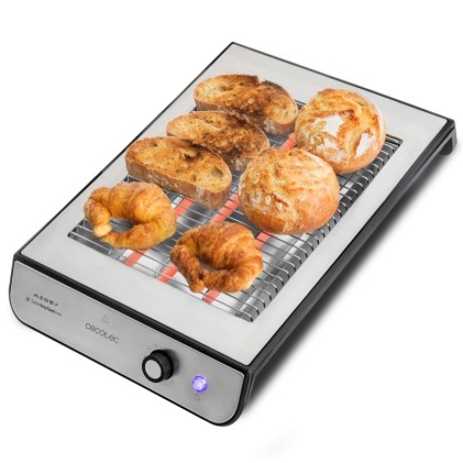 Cecotec Turbo EasyToast Inox 6 900 W Nero, Argento
