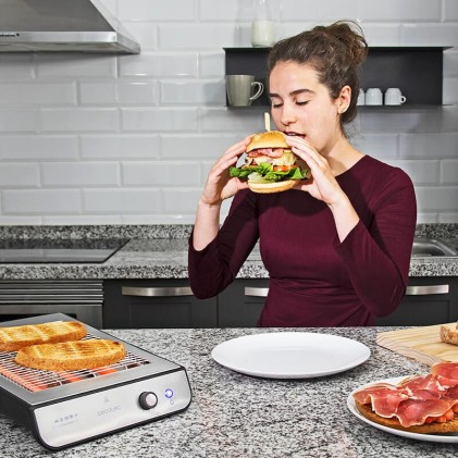 Cecotec Turbo EasyToast Inox 6 900 W Nero, Argento