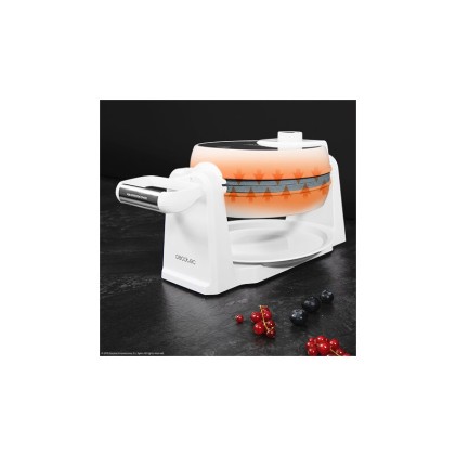 Cecotec 08007 piastra per waffle 4 waffle 1000 W Bianco