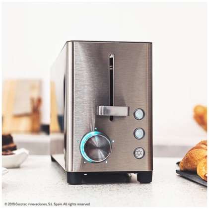 Cecotec 08012 tostapane 2 fetta/e 1050 W Acciaio inossidabile