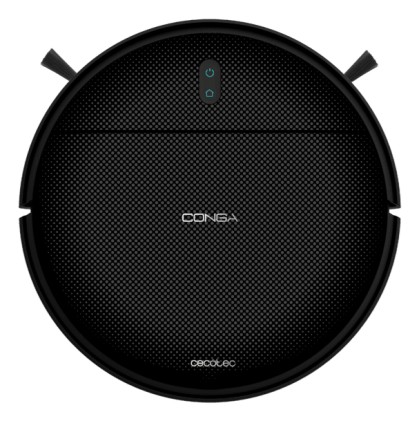 Robot aspirapolvere Cecotec Conga 999 Map Genesis - Navigazione giroscopica - Bluetooth - Autonomia batteria 120 min - Aspirazione 2000 Pa - Funzione lavaggio - Wi-Fi - Controllo tramite app - Telecomando - Nero