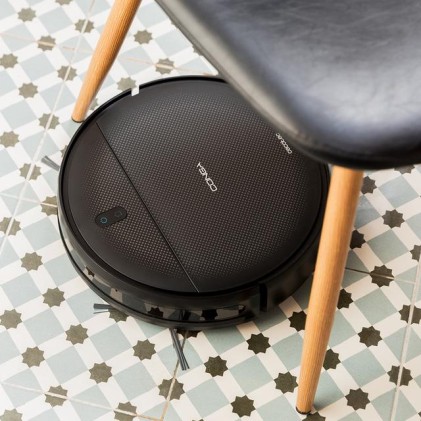 Robot aspirapolvere Cecotec Conga 999 Map Genesis - Navigazione giroscopica - Bluetooth - Autonomia batteria 120 min - Aspirazione 2000 Pa - Funzione lavaggio - Wi-Fi - Controllo tramite app - Telecomando - Nero