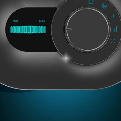 Cecotec 08290 stufetta elettrica Interno Nero 1500 W Riscaldatore ambiente elettrico con ventilatore