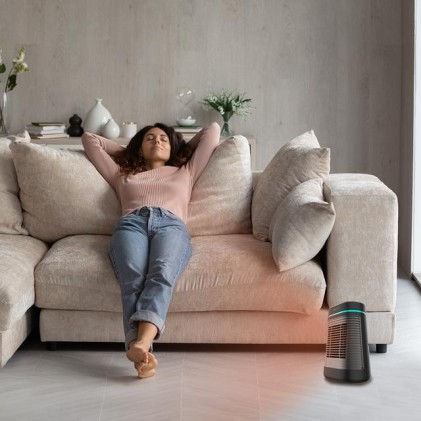 Cecotec 08290 stufetta elettrica Interno Nero 1500 W Riscaldatore ambiente elettrico con ventilatore