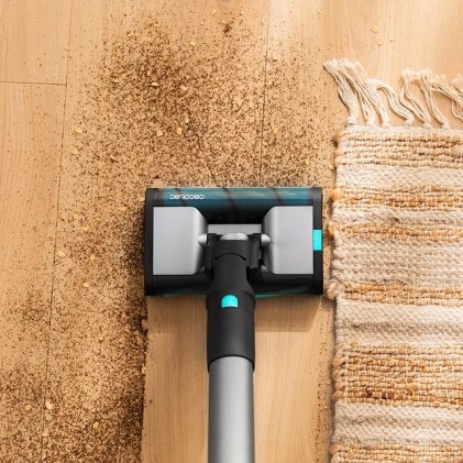 Cecotec Scoba 2100 Twice Aspirapolvere verticale Batteria Secco Ciclonico Senza sacchetto 210 W Nero, Blu