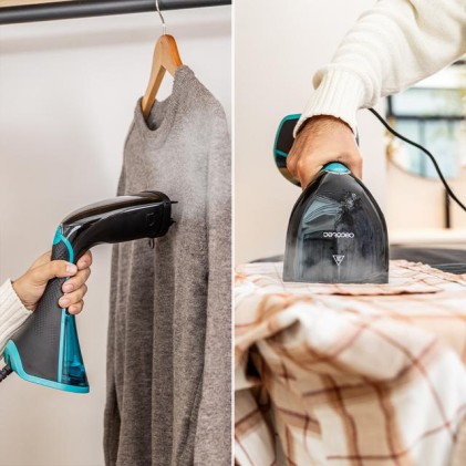 Cecotec 08505-80 stiratrice a vapore Vapore per indumenti portatile 2100 W Blu, Grigio