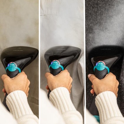 Cecotec 08505-80 stiratrice a vapore Vapore per indumenti portatile 2100 W Blu, Grigio