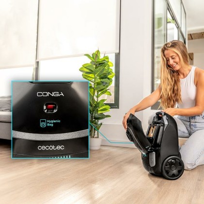 Cecotec Conga Powerbag 4000 XL 4 L A cilindro Secco 890 W Sacchetto per la polvere