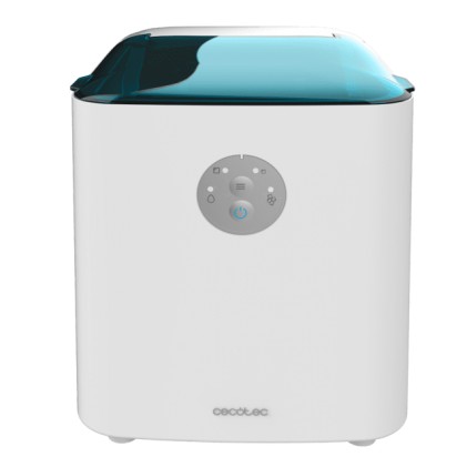 Fabbricatore di ghiaccio Cecotec Chillin Ice 1200 Go - 120W - Capacit&agrave; giornaliera 12 kg - Controllo tramite pulsanti e LED - Finestra di monitoraggio - Funzione di autopulizia - Bianco