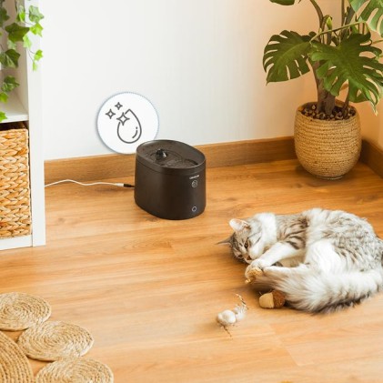 Cecotec Pumba 2500 Refresh Smart distributore di cibo e acqua per cani e gatti Plastica Nero Universale Abbeveratoio automatico per animali domestici