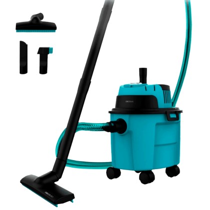 Cecotec Conga Rockstar Wet & Dry Compact 10 L Aspiratore a cilindro Secco e bagnato 1200 W Senza sacchetto