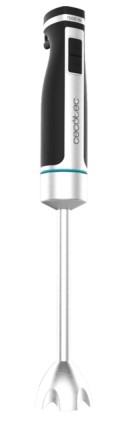 Cecotec PowerGear 1500 XL Cream Frullatore ad immersione 1500 W Nero, Acciaio inox