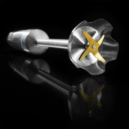 Cecotec PowerGear 1500 XL Cream Frullatore ad immersione 1500 W Nero, Acciaio inox