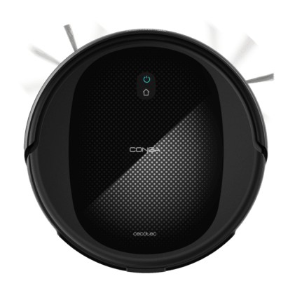 Robot aspirapolvere Cecotec Conga M20 4 in 1 - 7000 Pa - Navigazione giroscopica efficiente - Autonomia della batteria fino a 160 minuti - Spazzola multifunzione - Controllo tramite app - Regolazione intelligente dell'acqua - Nero