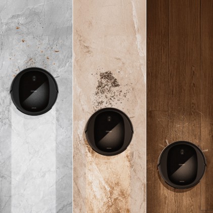 Robot aspirapolvere Cecotec Conga M20 4 in 1 - 7000 Pa - Navigazione giroscopica efficiente - Autonomia della batteria fino a 160 minuti - Spazzola multifunzione - Controllo tramite app - Regolazione intelligente dell'acqua - Nero