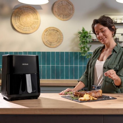 Cecotec Cecofry&Grill Duoheat 4000 Singolo 4 L Indipendente 1900 W Friggitrice ad aria calda Nero