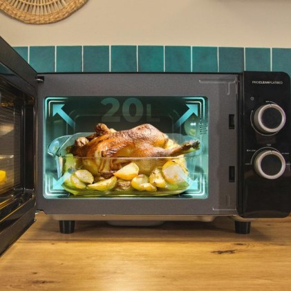 Cecotec Proclean 3030 Flatbed Nero Microonde con grill Superficie piana 20 L 700 W