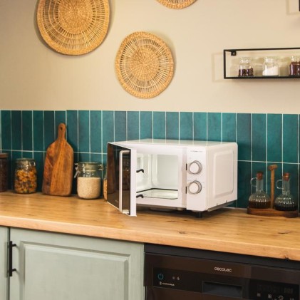 Cecotec Proclean 3020 Flatbed Bianco Microonde con grill Superficie piana 20 L 700 W