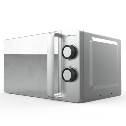Cecotec Proclean 3060 Flatbed Mirror Argento Microonde con grill Superficie piana 20 L 700 W