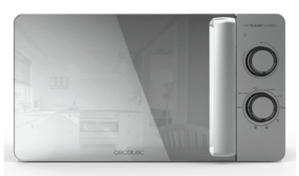 Cecotec Proclean 3160 Flatbed Mirror Grigio Microonde con grill Superficie piana 20 L 700 W
