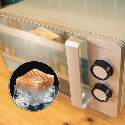 Cecotec Proclean 3160 Flatbed Mirror Grigio Microonde con grill Superficie piana 20 L 700 W