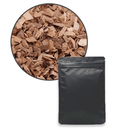 Cecotec Smokin' Cherry Chips Chips de Madera para Ahumar - 500 Gramos - Sabor y Aroma Unicos - Hechos con Madera de Cerezo - Ideal para Carne y Pescado - Color Madera Claro