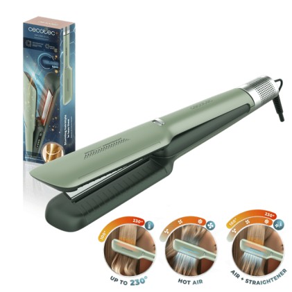 Cecotec Air Lisse Olive Piastra per capelli Airflow Oliva 1600 W
