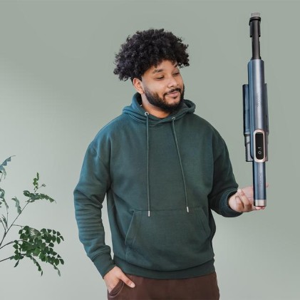 Cecotec A01_EU01_101702 scopa elettrica Aspirapolvere a bastone 2 in 1 Batteria Secco Senza sacchetto 650 W Nero 2,5 Ah