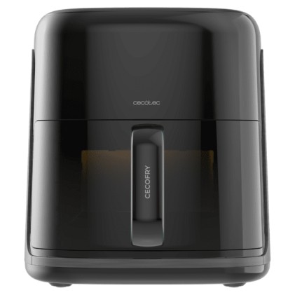 Cecotec Cecofry and Grill Smokin'Prime 6500 Freidora de Aire con Doble Resistencia - 2200W - Capacidad 6.5L - Temperatura Regulable - Grill - Ahumador - Ventana de Visualizacion - Color Negro