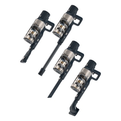 Cecotec Conga Rockstar 5500 Hurricane Station Pet Flex Aspirapolvere verticale Batteria Secco Senza sacchetto 700 W Nero