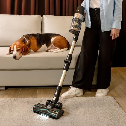 Cecotec Conga Rockstar 5500 Hurricane Station Pet Flex Aspirapolvere verticale Batteria Secco Senza sacchetto 700 W Nero