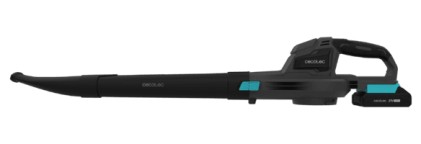 Soffiatore per foglie a batteria Cecotec AirForce 2500 Agile - Batteria da 21 V 2 Ah - Diverse velocit&agrave; - Accessori inclusi - Velocit&agrave; fino a 241 km/h - Grigio scuro