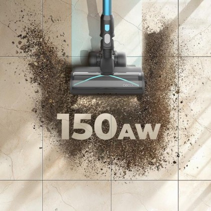 Cecotec Rockstar 3500 Storm Pet Flex Conga Aspirapolvere a bastone 2 in 1 Batteria Secco Senza sacchetto 500 W Nero, Blu 2,5 Ah