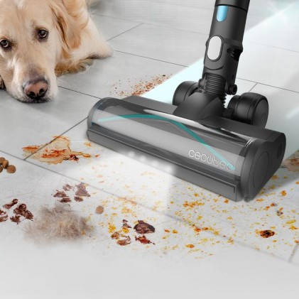 Cecotec Rockstar 3500 Storm Pet Flex Conga Aspirapolvere a bastone 2 in 1 Batteria Secco Senza sacchetto 500 W Nero, Blu 2,5 Ah