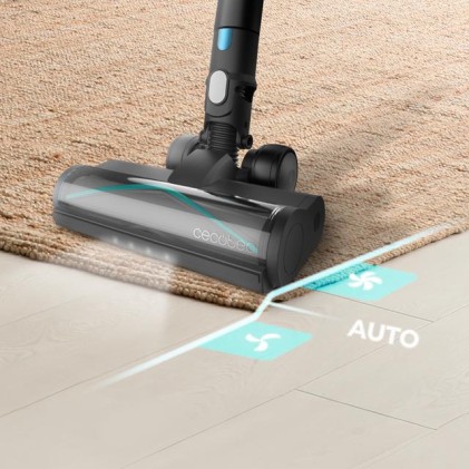 Cecotec Rockstar 3500 Storm Pet Flex Conga Aspirapolvere a bastone 2 in 1 Batteria Secco Senza sacchetto 500 W Nero, Blu 2,5 Ah