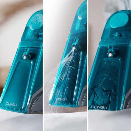 Cecotec Conga MotorHand Carpet&Spot Clean 2000 macchina per pulire il tappeto Portatile Blu, Grigio