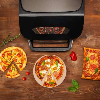 Cecotec Pizza&Fry 7000 macchina e forno per pizza 1 pizza(e) 2250 W Nero