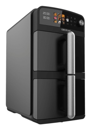 Cecotec Cecofry DuoLevel 10000 Doppia 10 L Indipendente 2400 W Friggitrice ad aria calda Nero