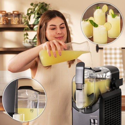 Cecotec A01_EU01_109564 macchina per sorbetto Macchina per bevande ghiacciate 220 W Nero